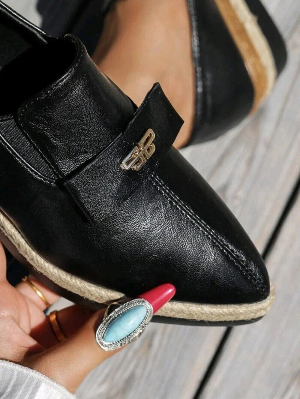 Women Platform Wedge Heel Shoes, Lightweight Non-Slip Work Shoes, Fashion Party